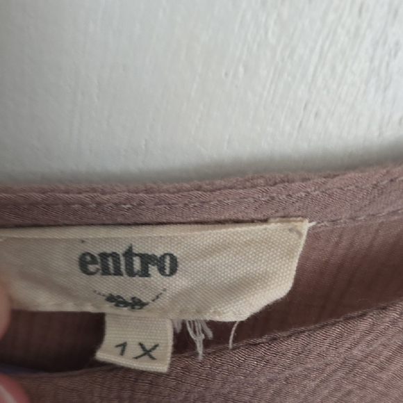 Entro Color Block Boutique Ribbed Top - Picture 2 of 3